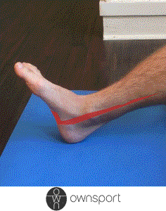 Étirements du tibial postérieur muscle de la jambe