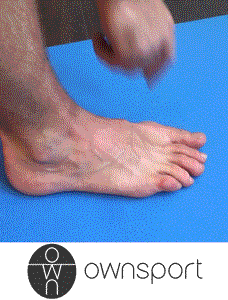 Étirements du pied : court fléchisseur du petit orteil