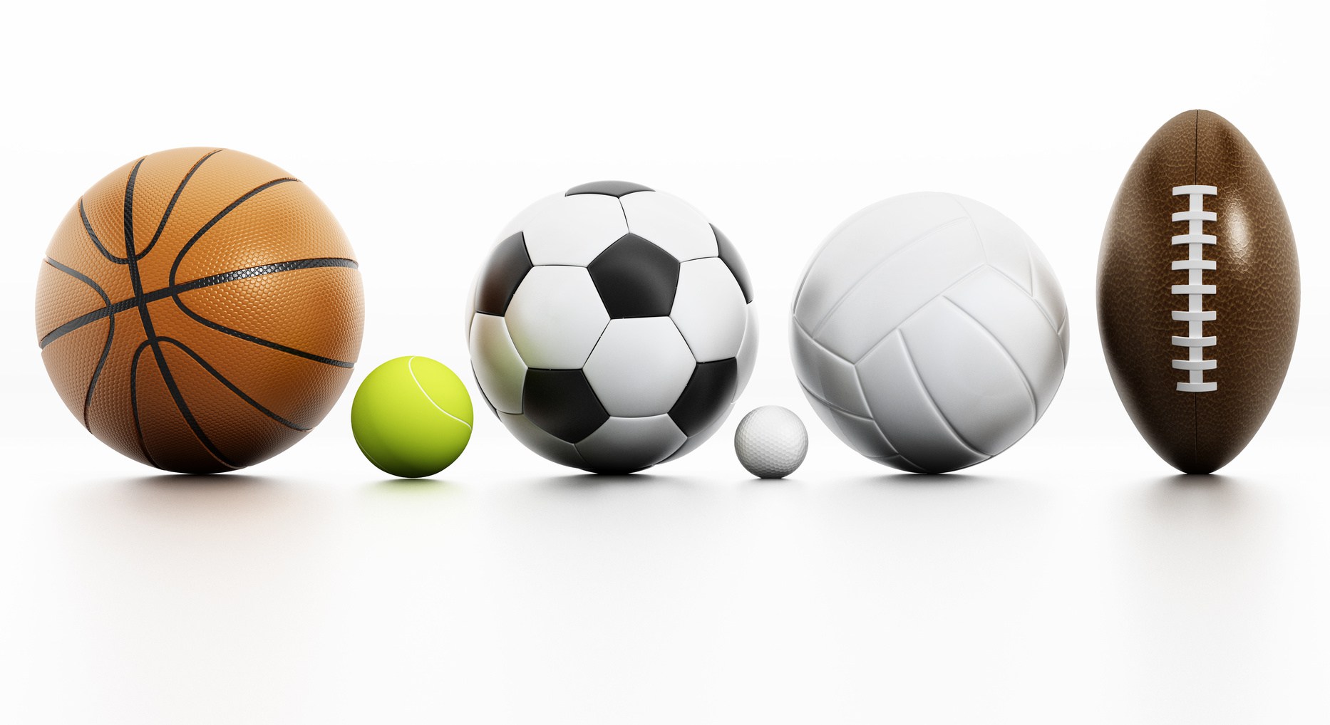 Sport collectif et sport individuel se pratiquant avec une balle
