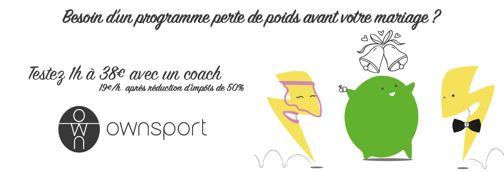 Coaching sportif perte de poids avant mariage
