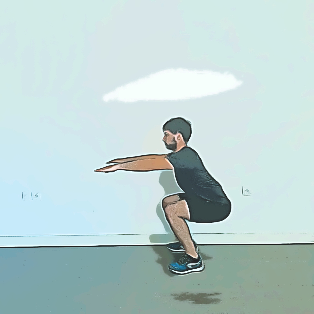Squat un exercice pour renforcer votre bas du corps