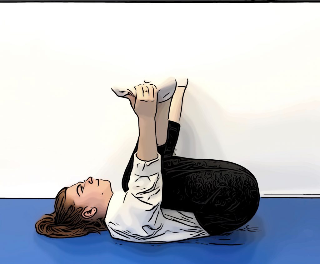 posture de l'enfant heureux