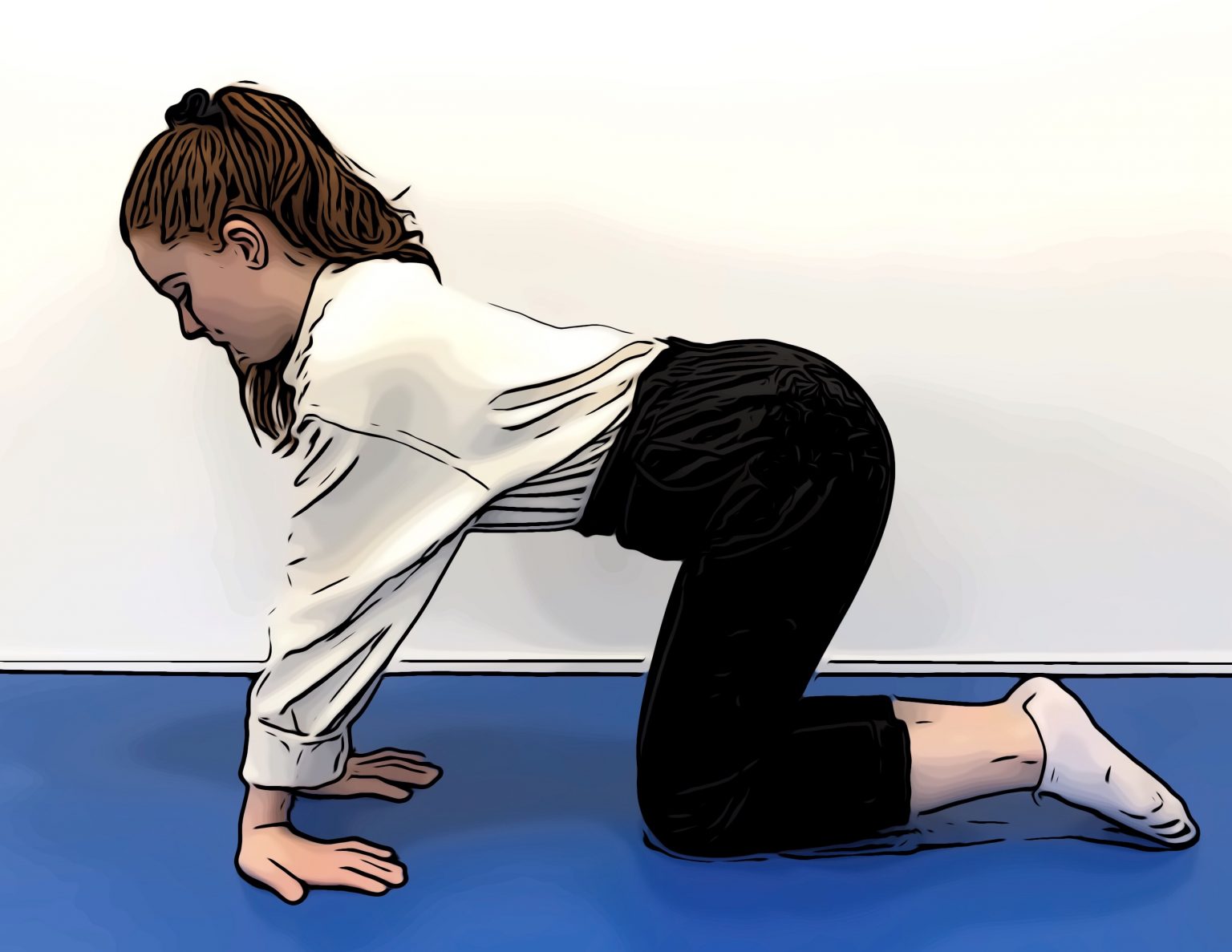 Exercices de stretching bras la routine d'un prof de sport