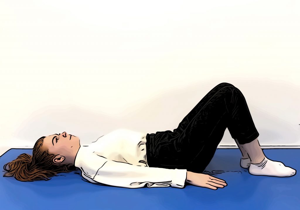 Stretching du pied : position initiale