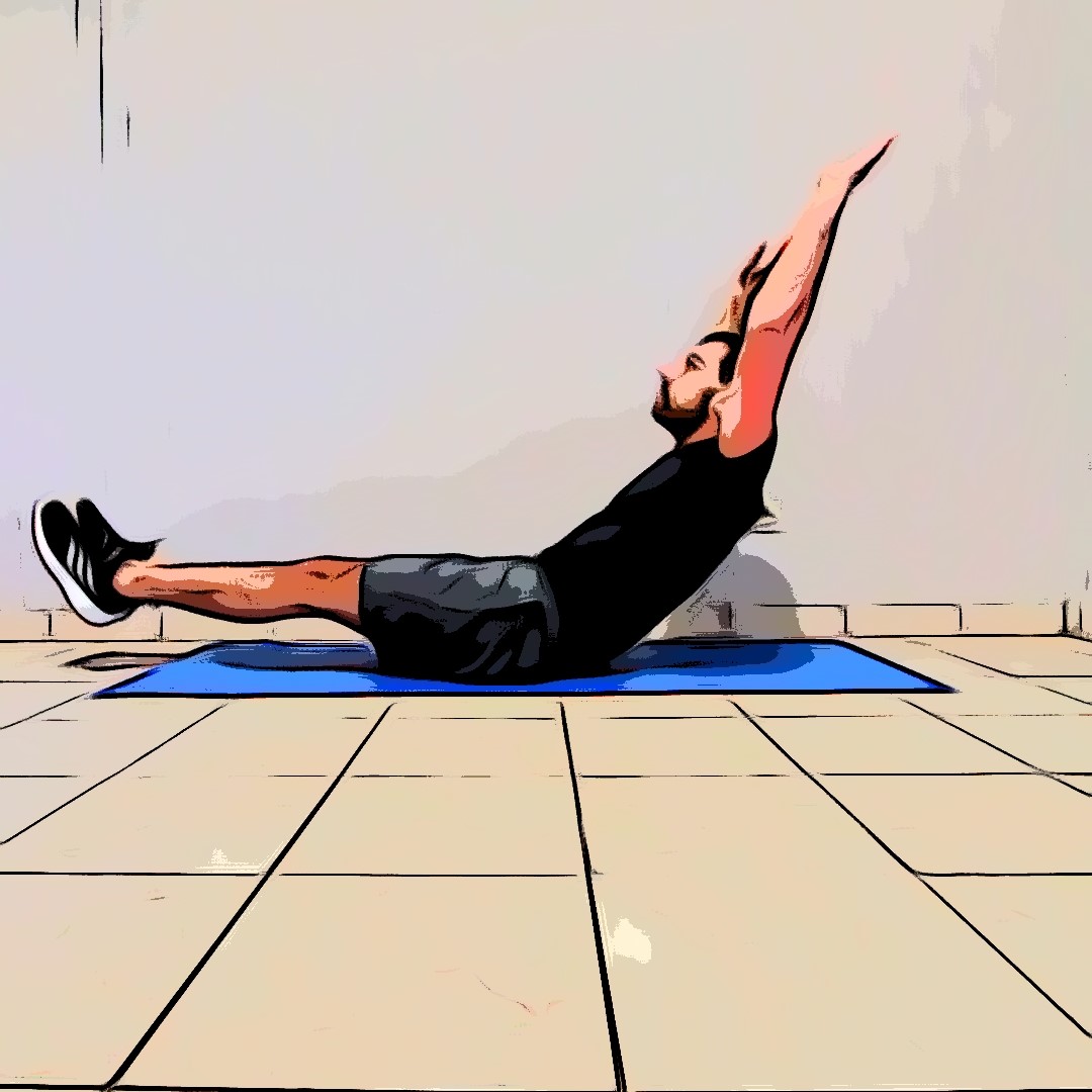 Hollow rock apprenezle avec un coach sportif à domicile