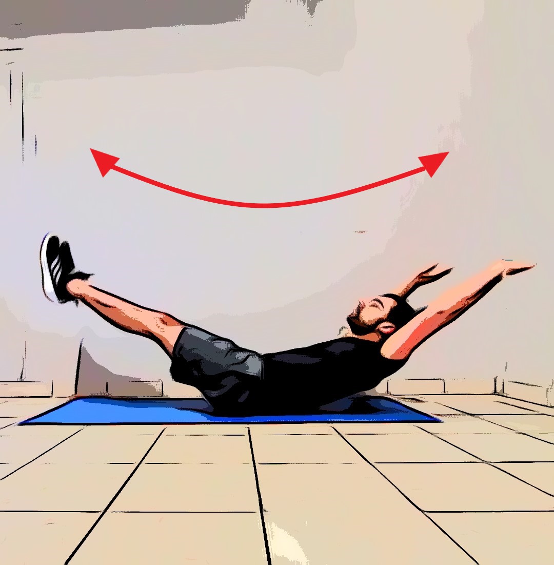 Hollow rock apprenezle avec un coach sportif à domicile