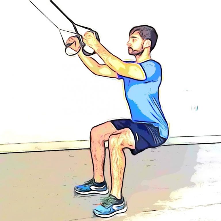TRX Squat Jump  : un exercice pour votre séance TRX Jambe, proposé par un coach sportif
