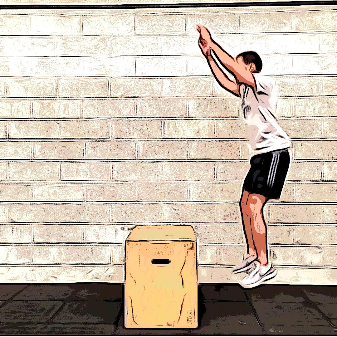 Box jump over explosivité et détente verticale optimisées