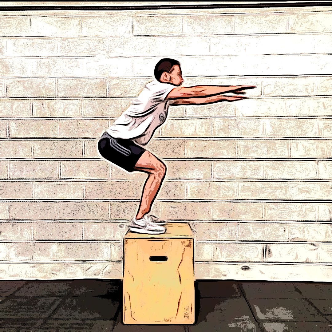 Box jump over explosivité et détente verticale optimisées